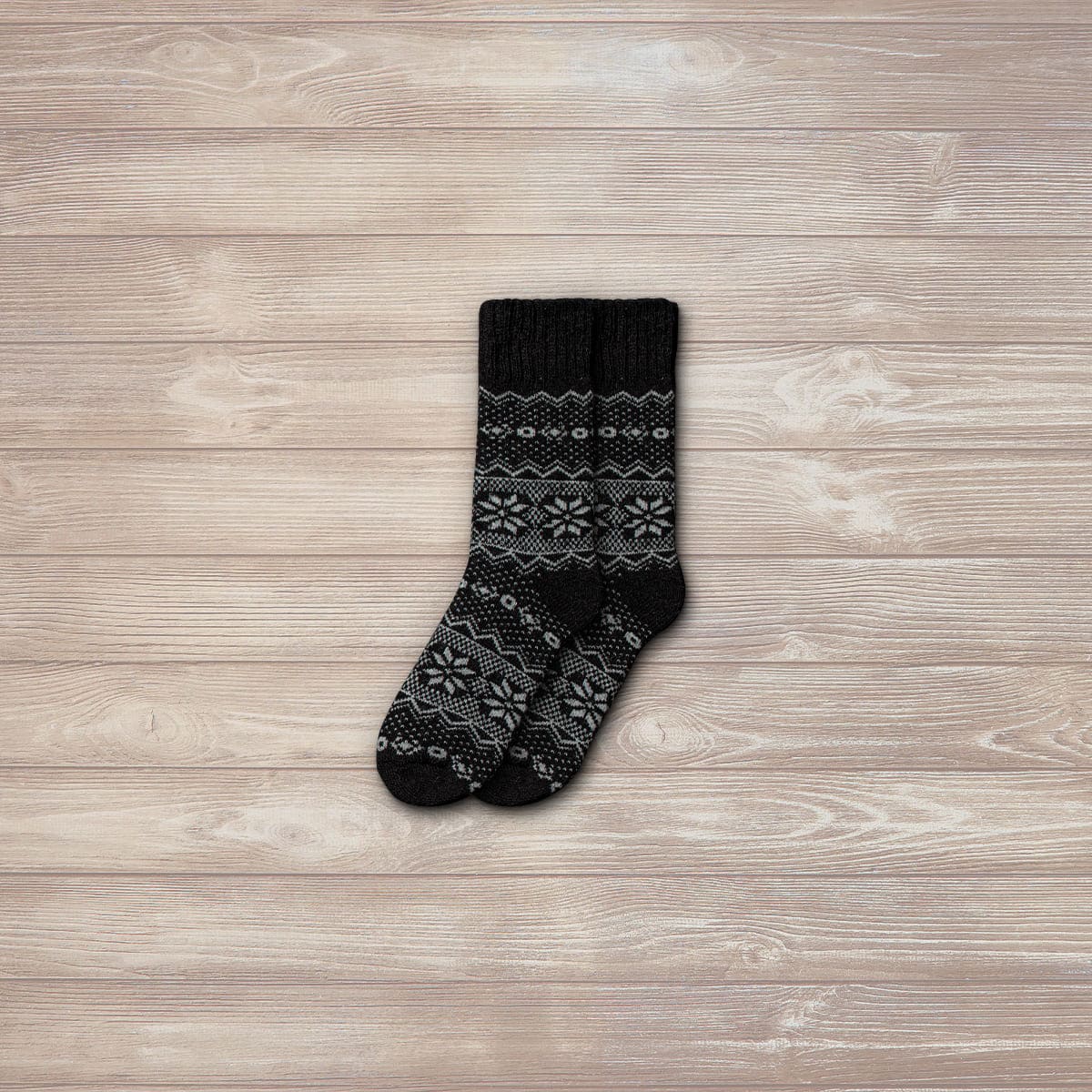 Bergen Wool ブラック（1足）