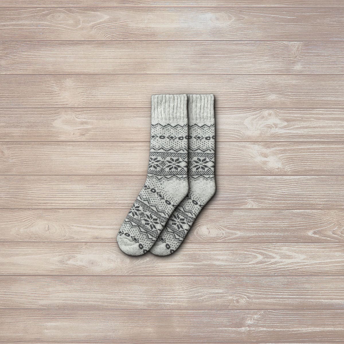 Bergen Wool ホワイト（1足）