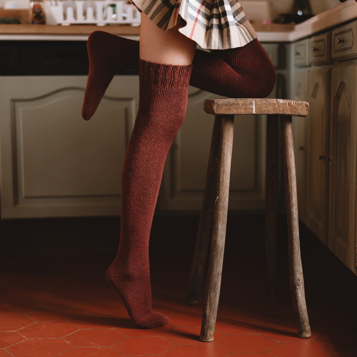 Elements・オーバーニー丈（2足）