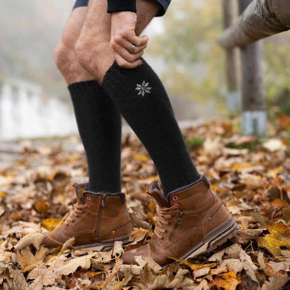 Charcoal・ニーハイ丈（2足）