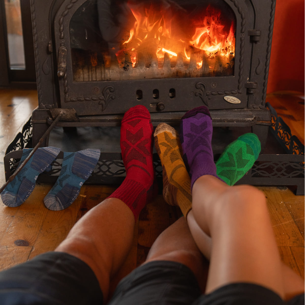 Hiking カラフル（5足）