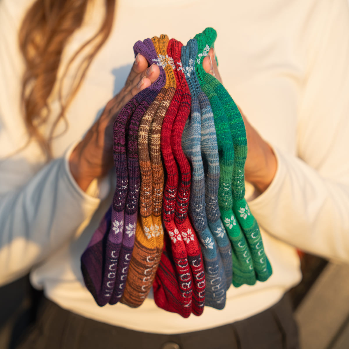 Hiking カラフル（ショート丈・5足）