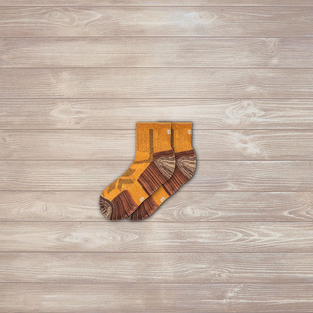 Hiking イエロー（ショート丈・1足）